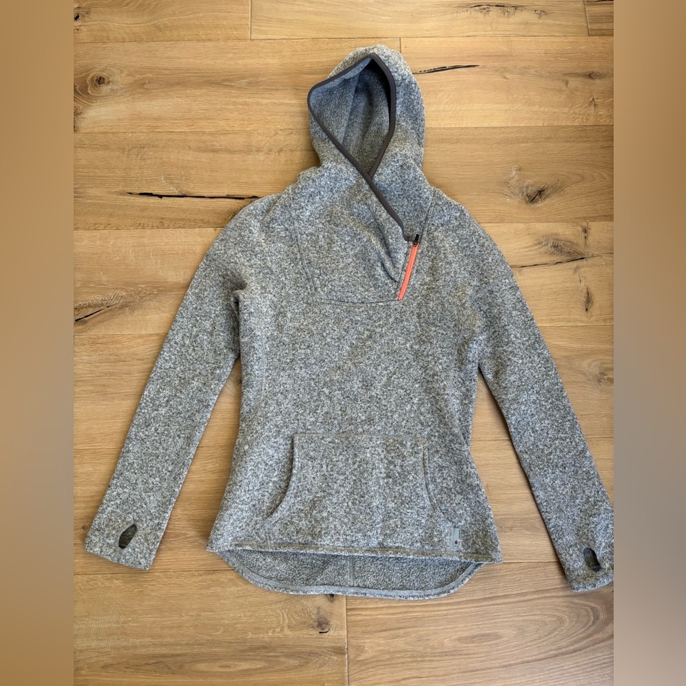 Stio Gray Sweetwater Hoodie Relaxed Fit